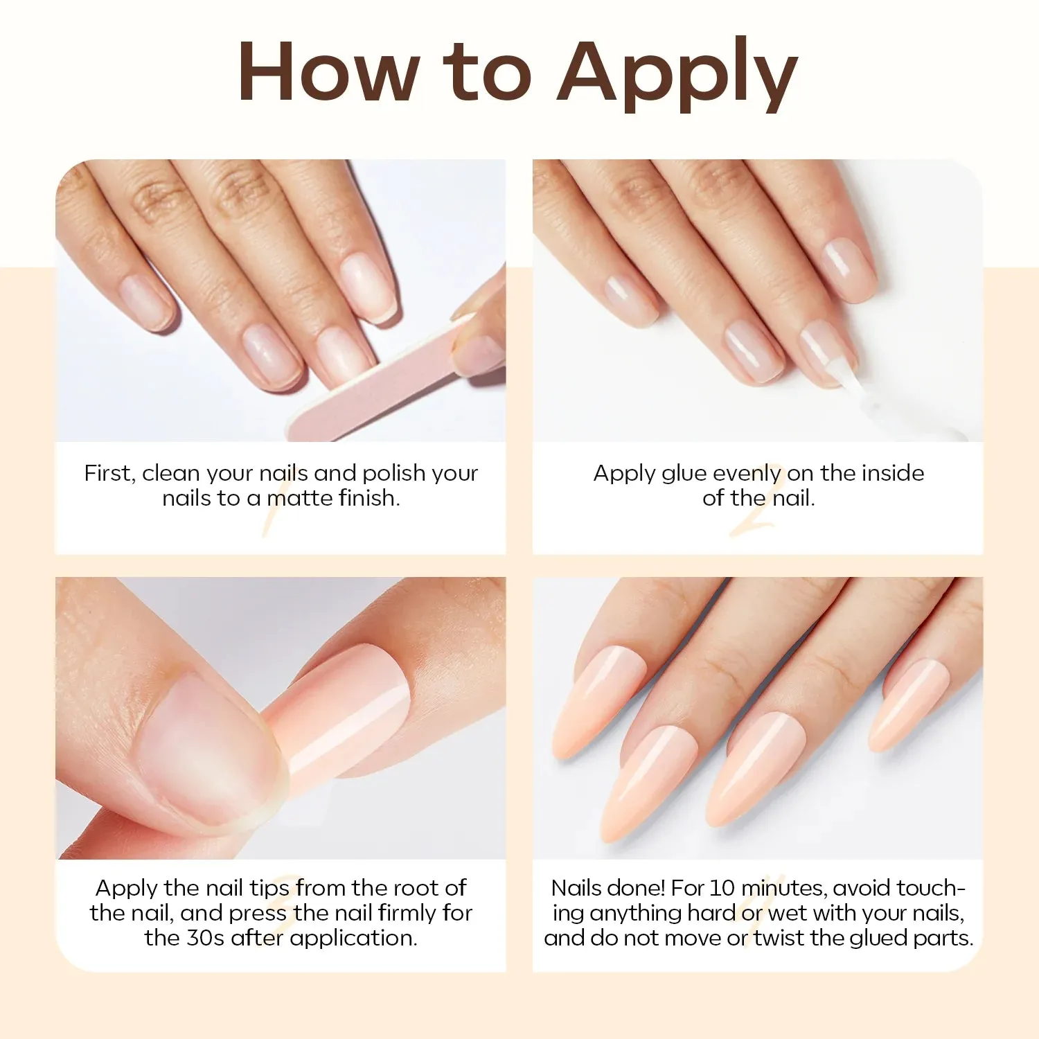 modelones Nail Bond nagellim för lösnaglar
