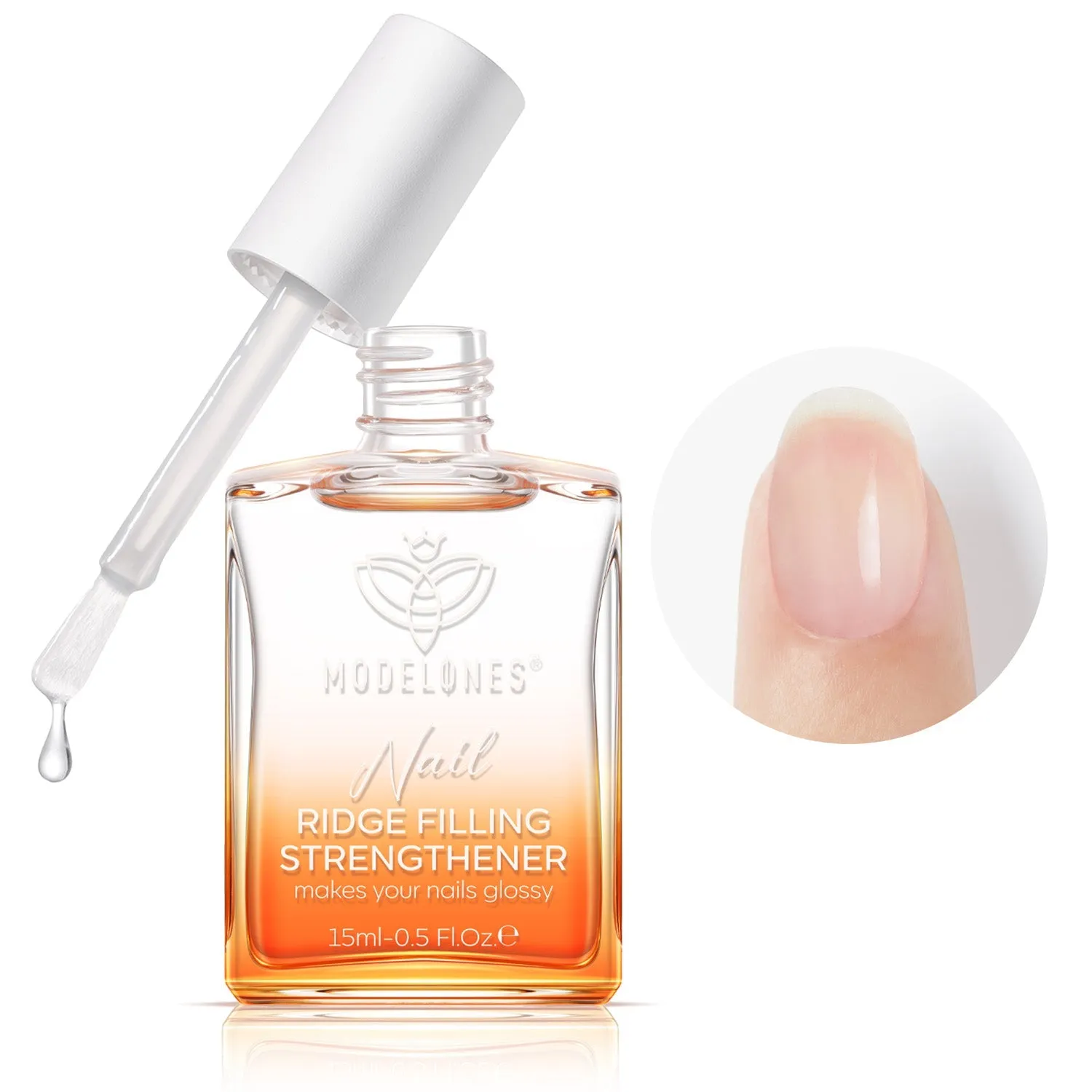 Modelones Nail Care nagelstärkare Clear ofärgad