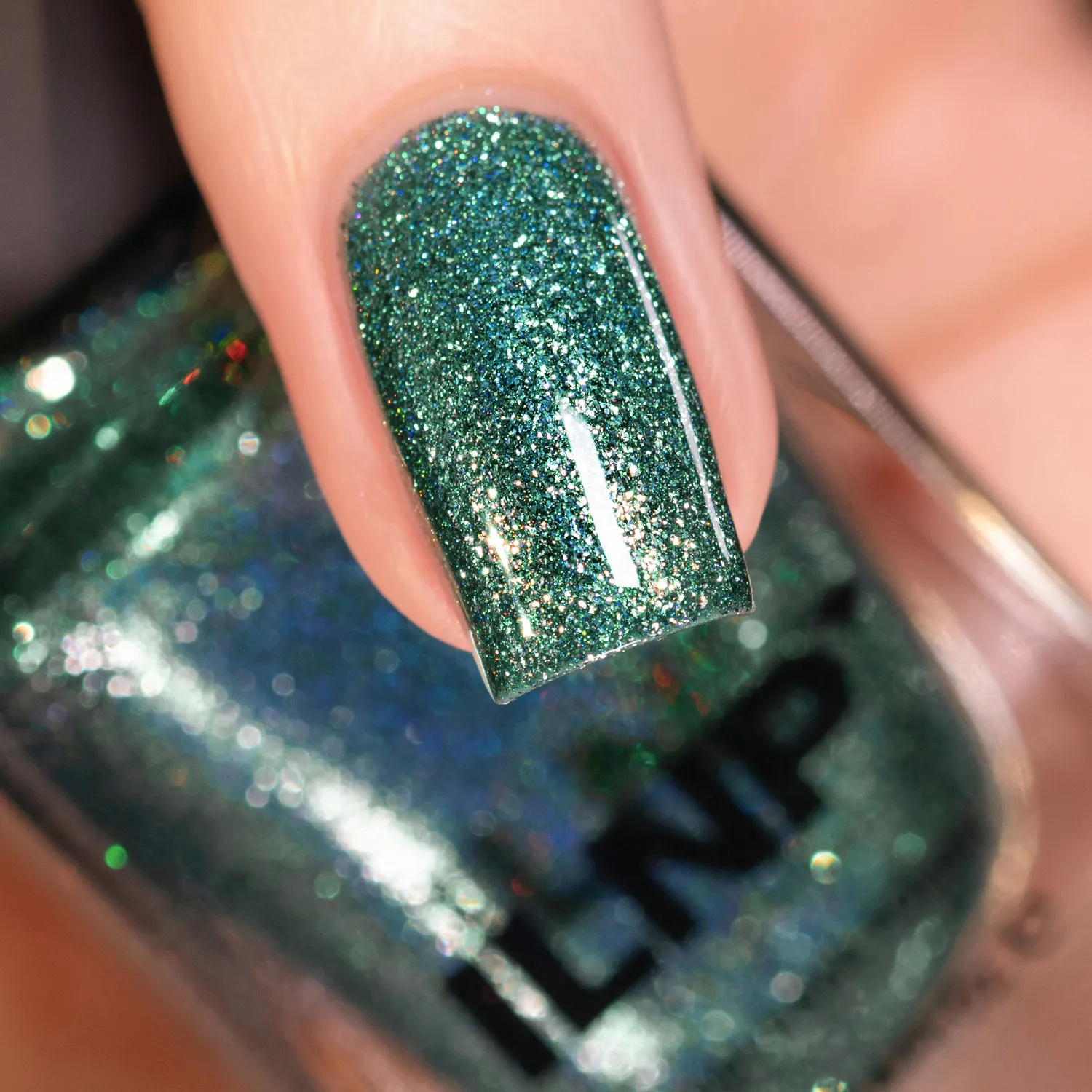 ILNP Forever nagellack smaragdgrön metallic