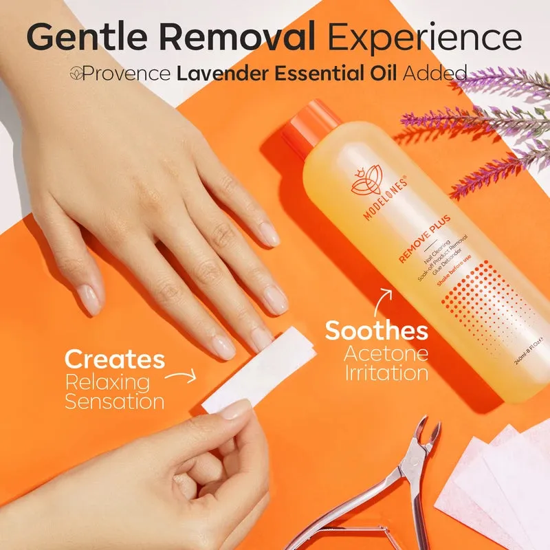 Modelones Remove Plus gelremover duo 2x240 ml vårdande