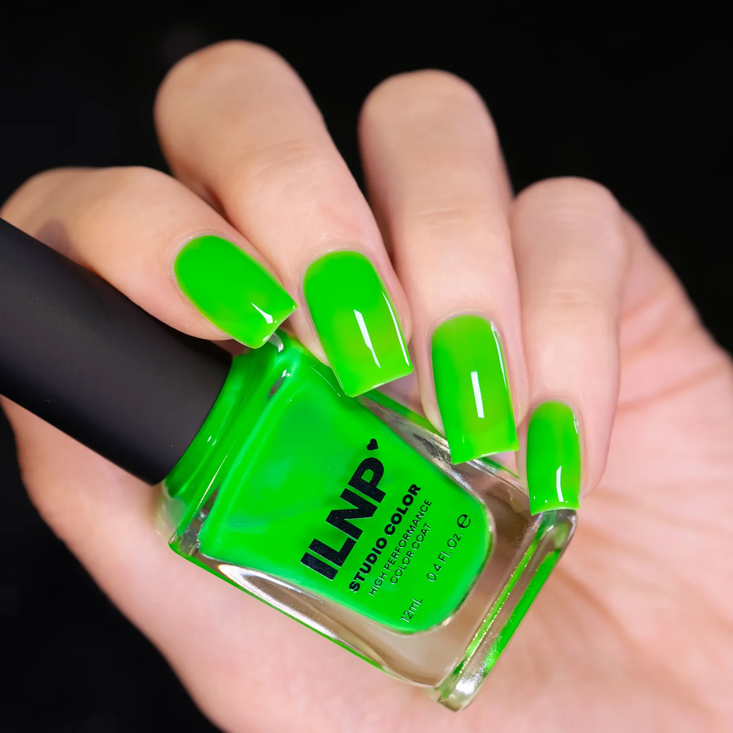 ILNP Sour Apple nagellack neongrön jelly