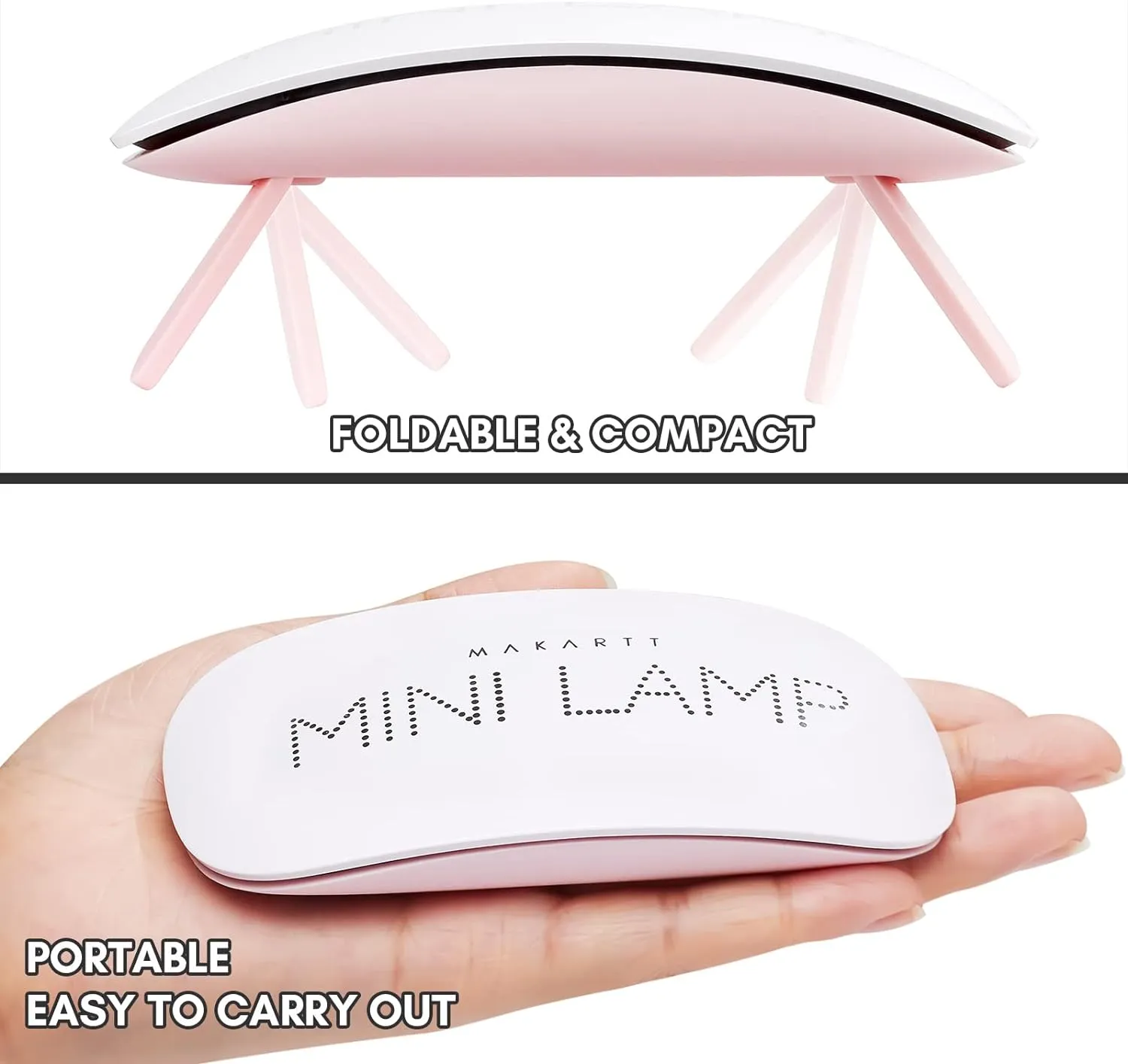 Makartt Portable 6W UV Mini nagellampa snabb härdning
