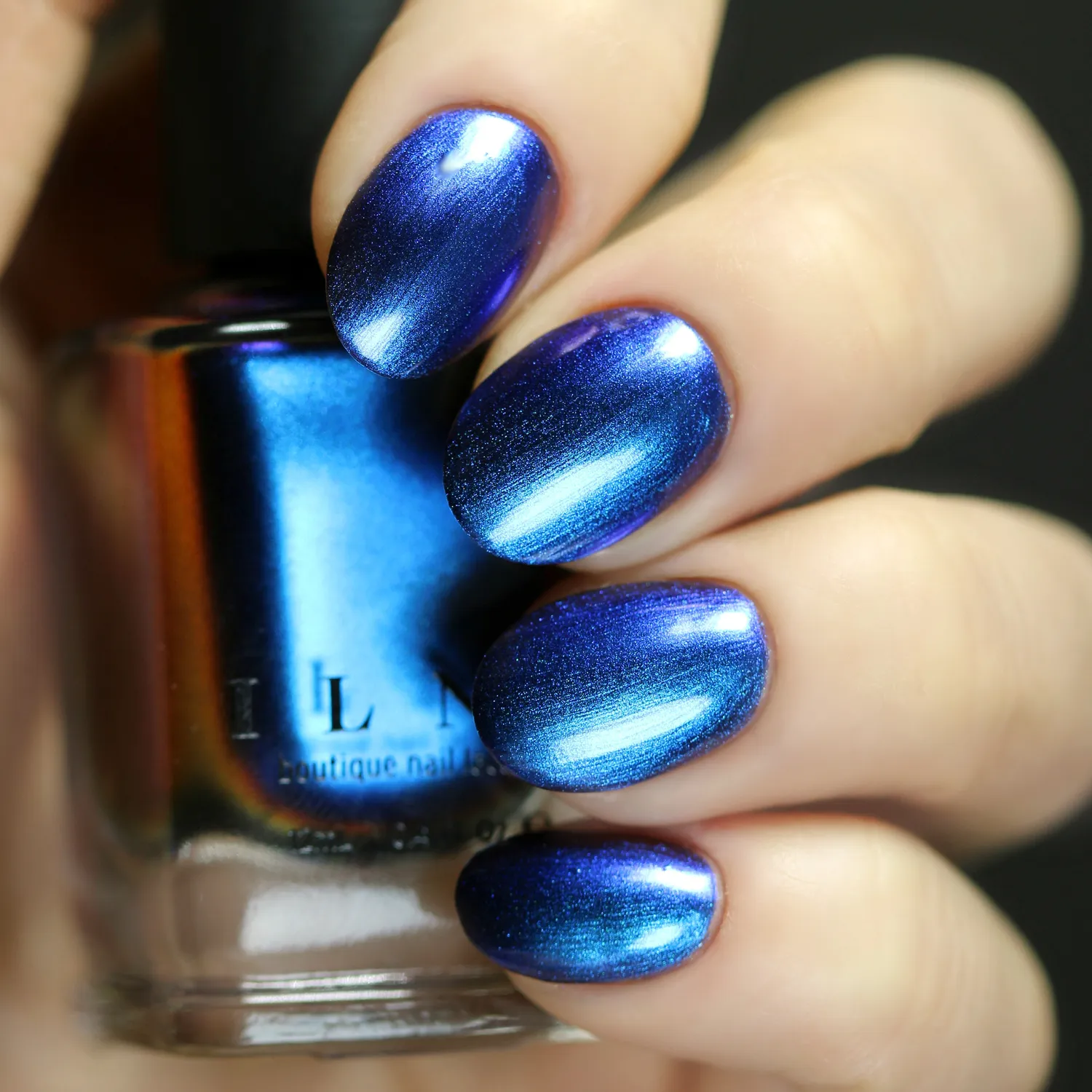 ILNP Shockwave nagellack blå-lila krom