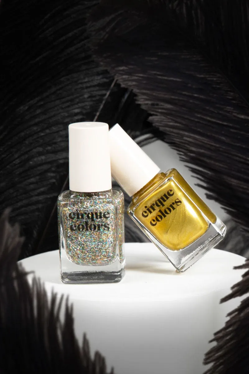 Cirque Colors Twinkle Tweed glitter topper holographic