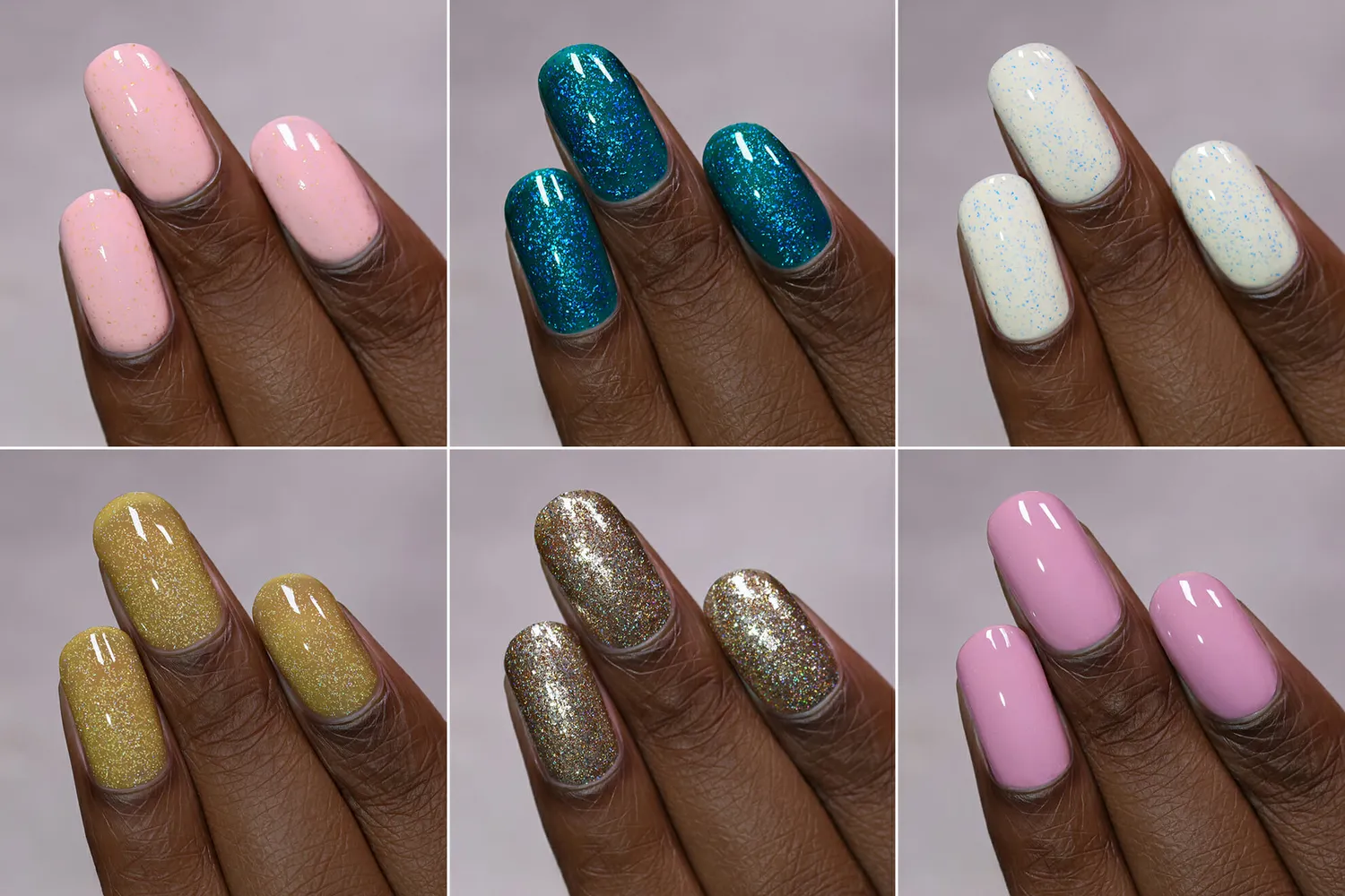 ILNP Courtyard Collection nagellack 6-pack holografisk
