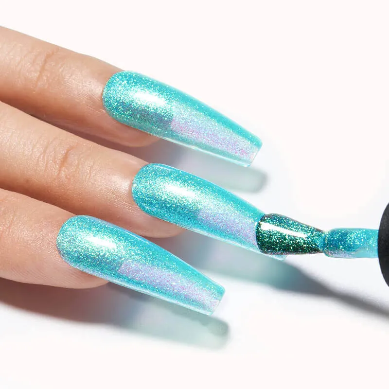 Modelones Glitter Butterfly gellack set 6 färger