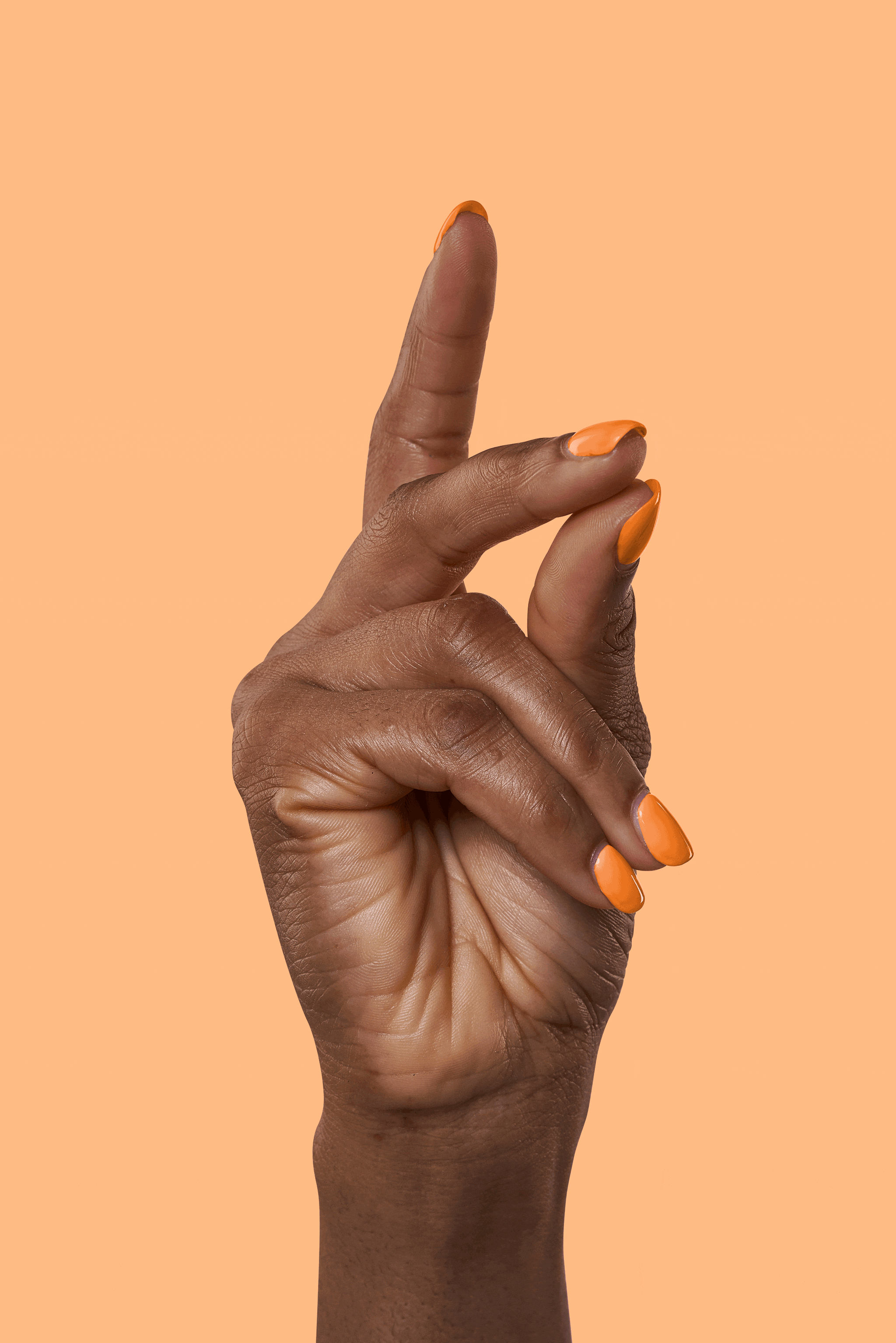 Le Mini Macaron Papaya Sorbet gellack orange täckande