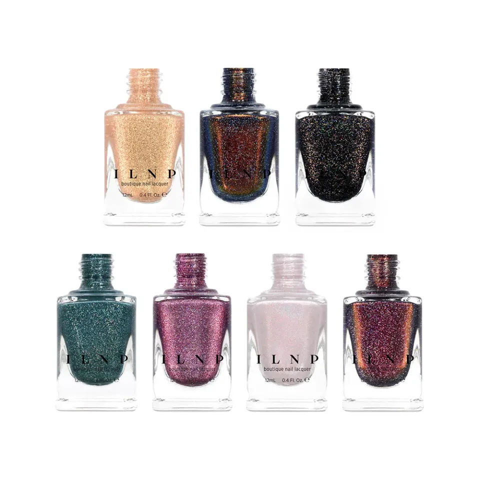 ILNP Dark Romance Collection nagellack 7-pack mörk