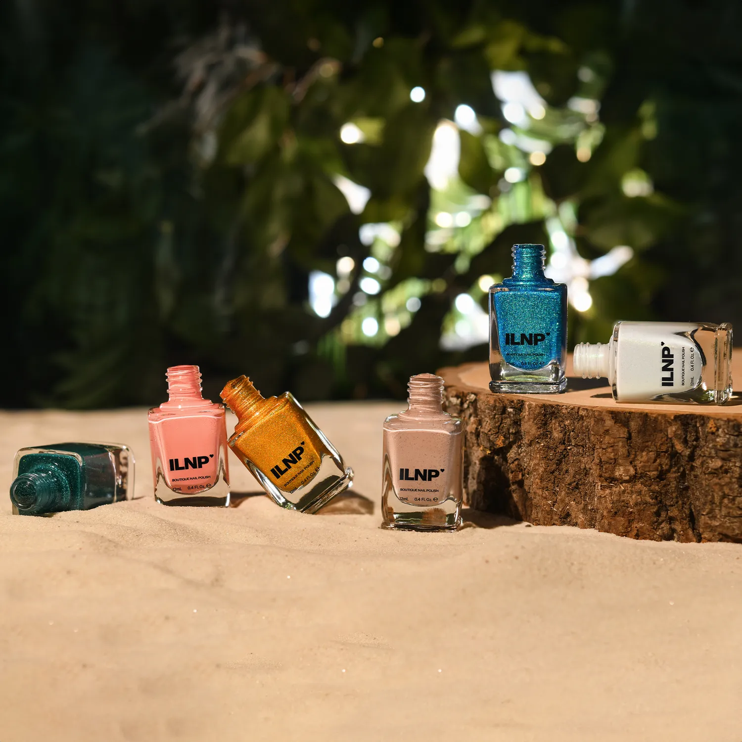 ILNP Tropics Collection nagellack set 6-pack holografisk