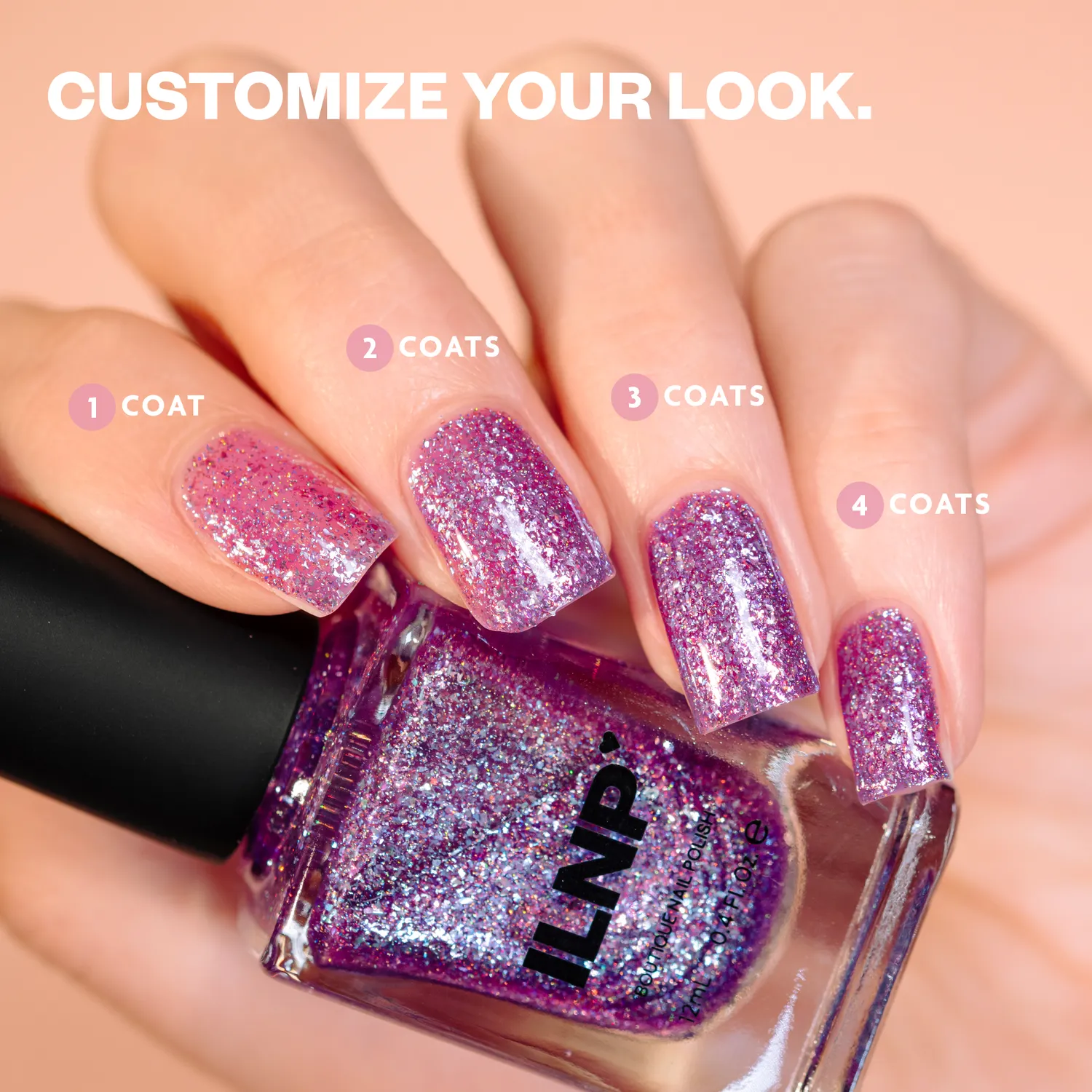ILNP Euphoric Remix nagellack lila skimmer