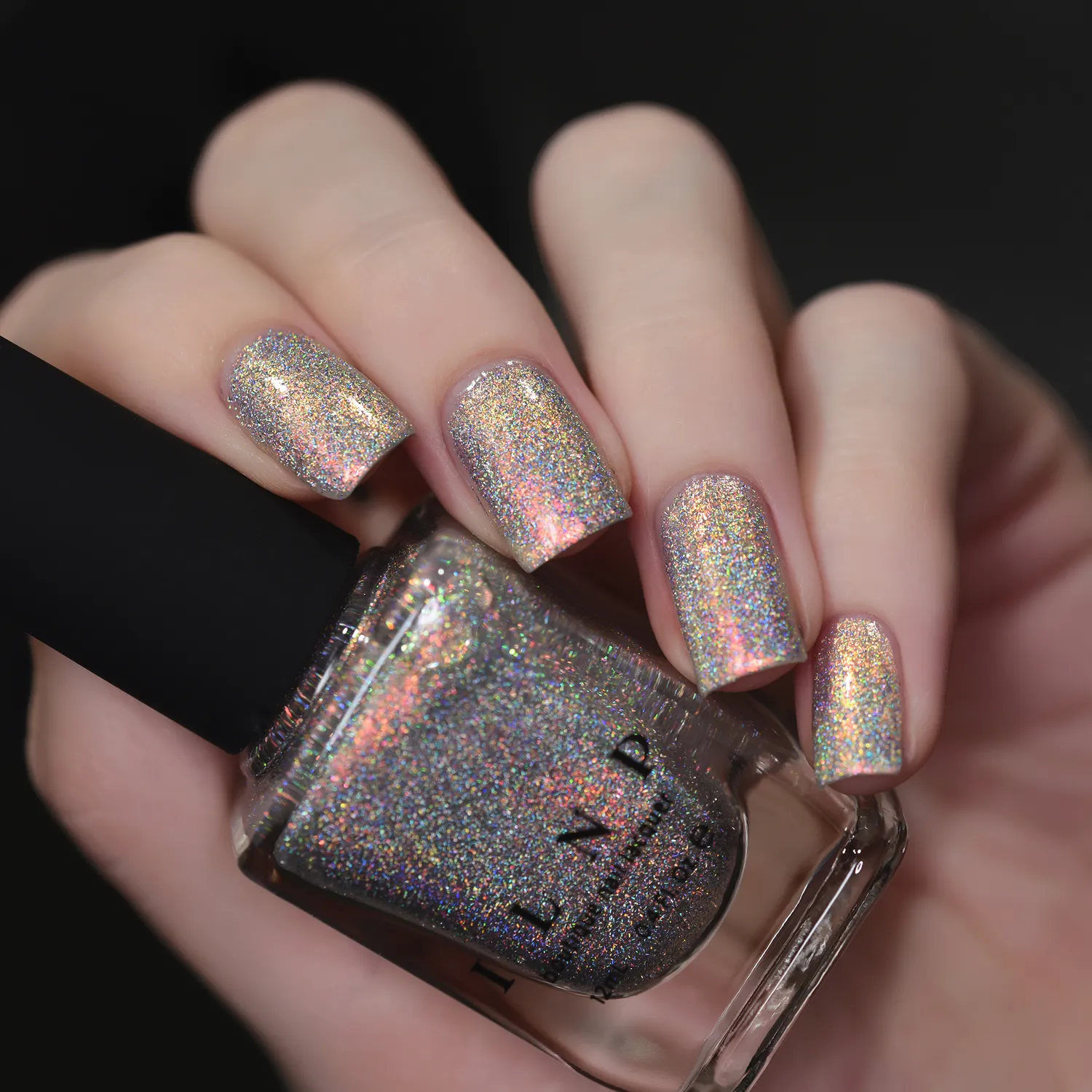 ILNP nagellack Fired Up orange holografisk
