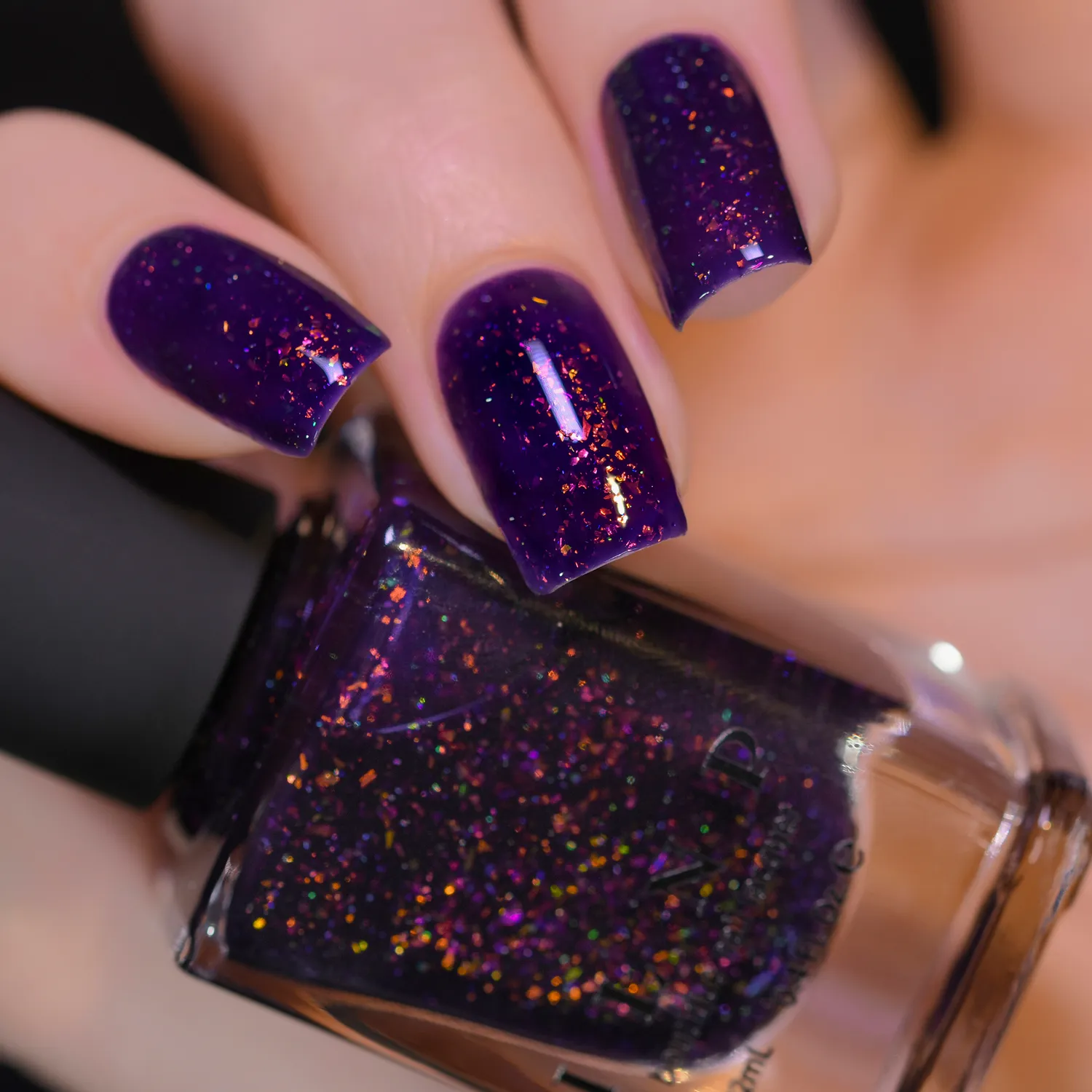 ILNP Haunted Jinx nagellack djupt lila jelly