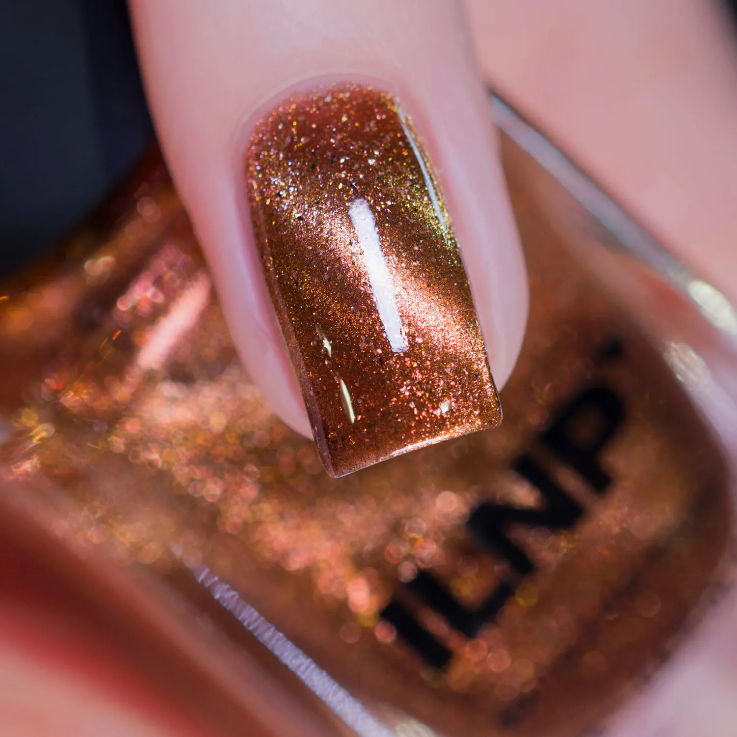 ILNP Fairy Forest Fawn magnetiskt nagellack brun
