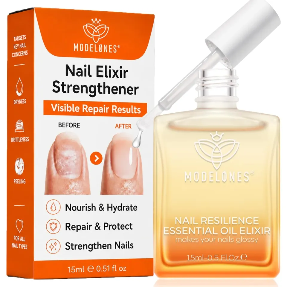 modelones nagelstärkare och nagelolja clear 15 ml