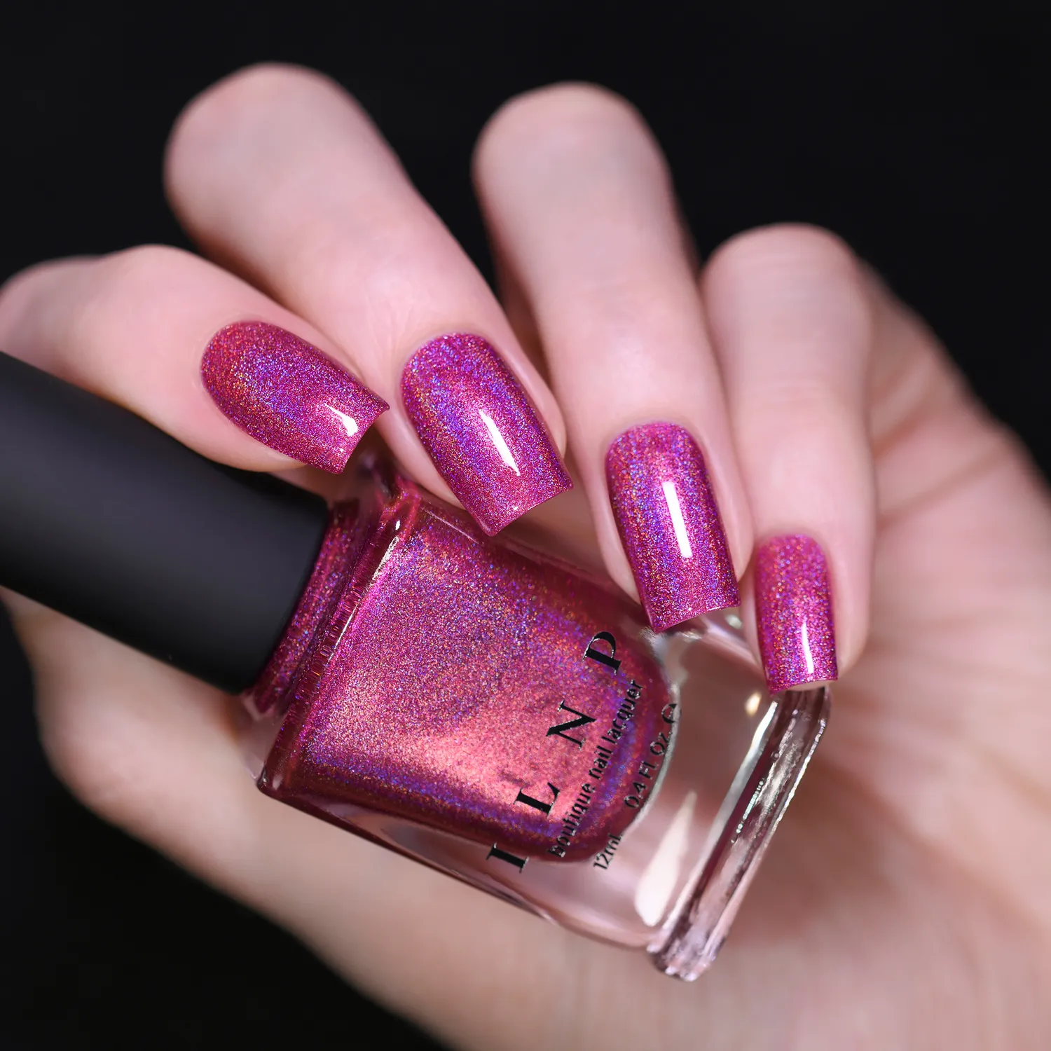 ILNP Bouquet Toss nagellack fuchsia ultra holo