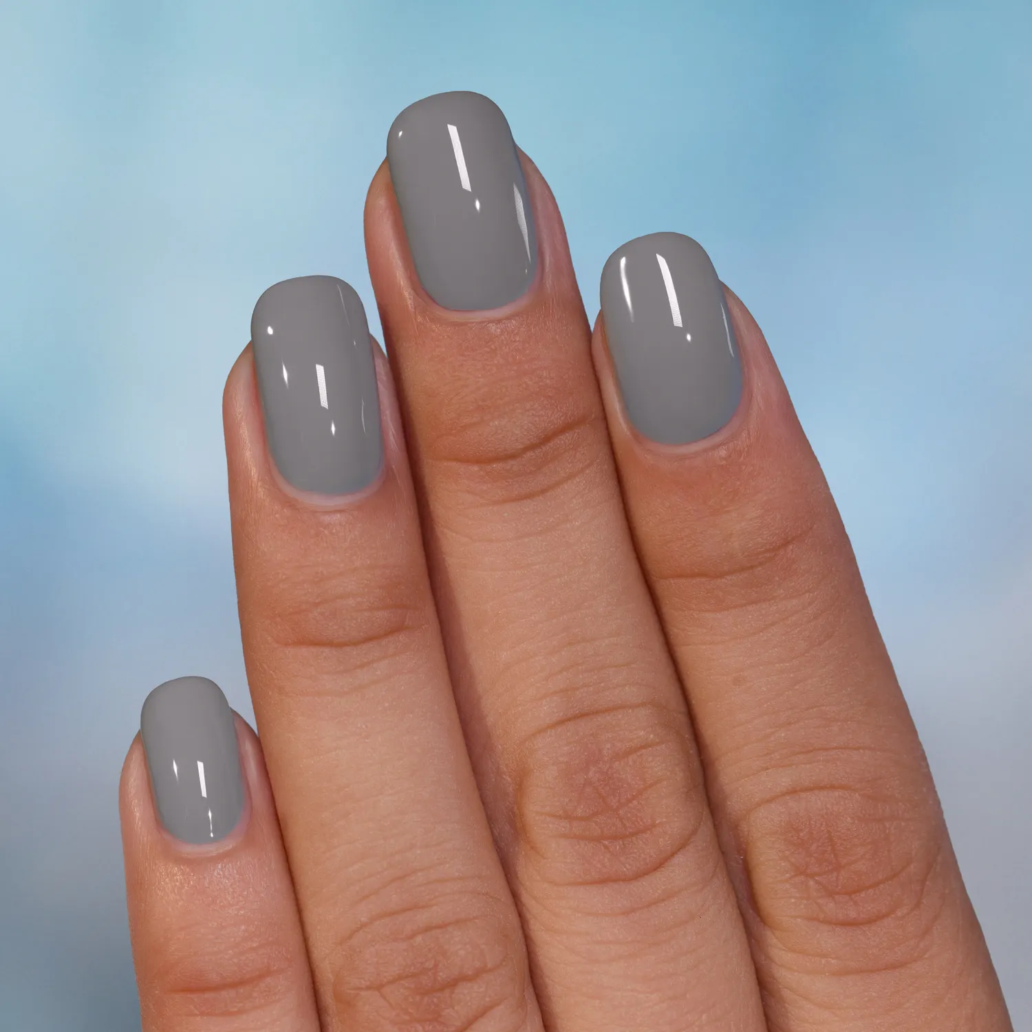 ILNP Cloudy Days nagellack krämig mellangrå