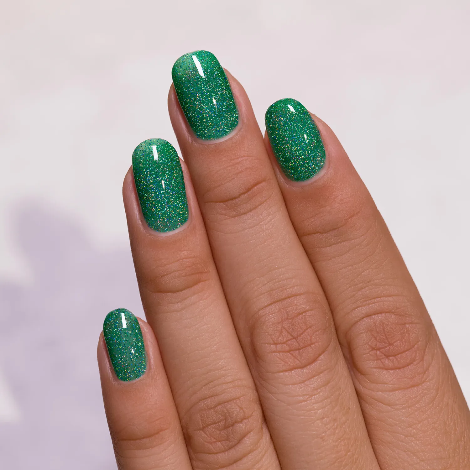 ILNP Hide and Seek nagellack grönt holo