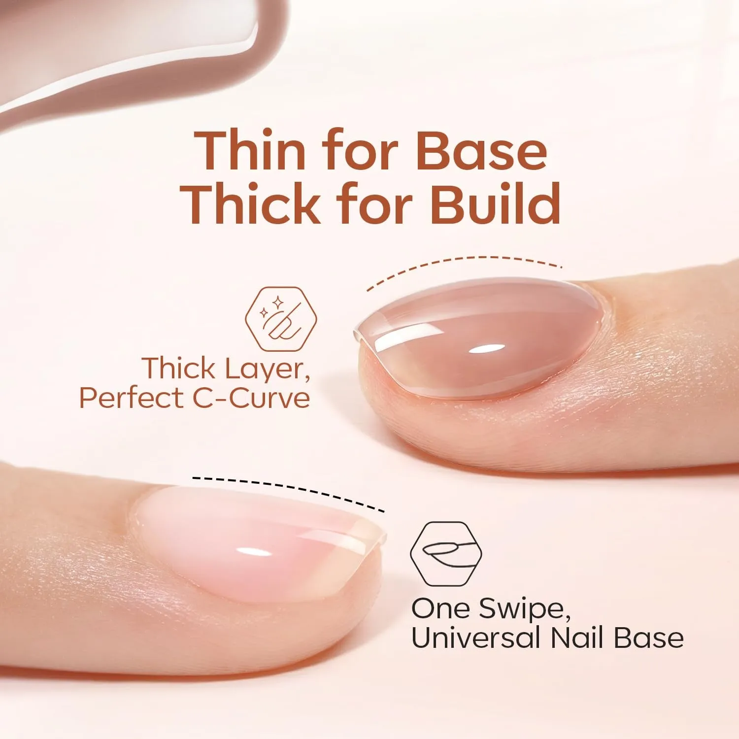 Modelones Nude Rubber baslack set 6-pack 7 ml
