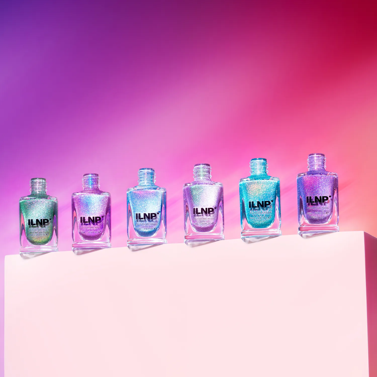 ILNP Electric Summer nagellack set 6-pack magnetiskt