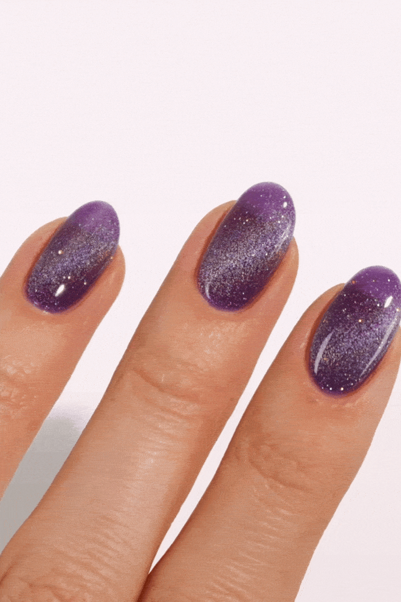 Cirque Colors Starry Eyed nagellack silver magnetisk topper