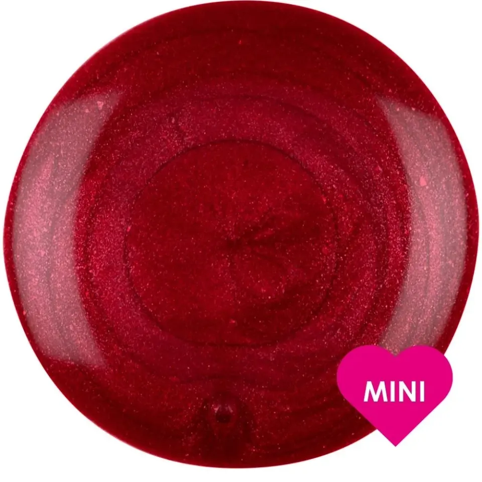 Iz Beauty Gel&Go Silk Slip Mini gellack röd metallic 8ml