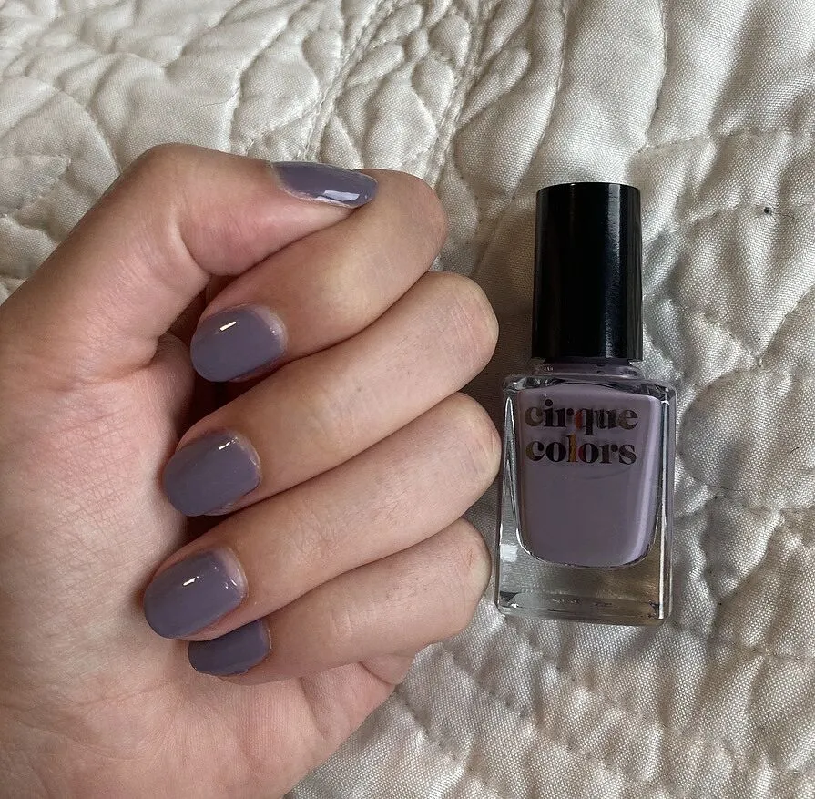 cirque colors deco nagellack lavendelgrå kräm