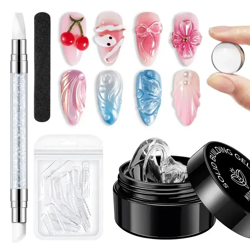 Modelones Solid Builder Gel Kit bygggelé Hema-free