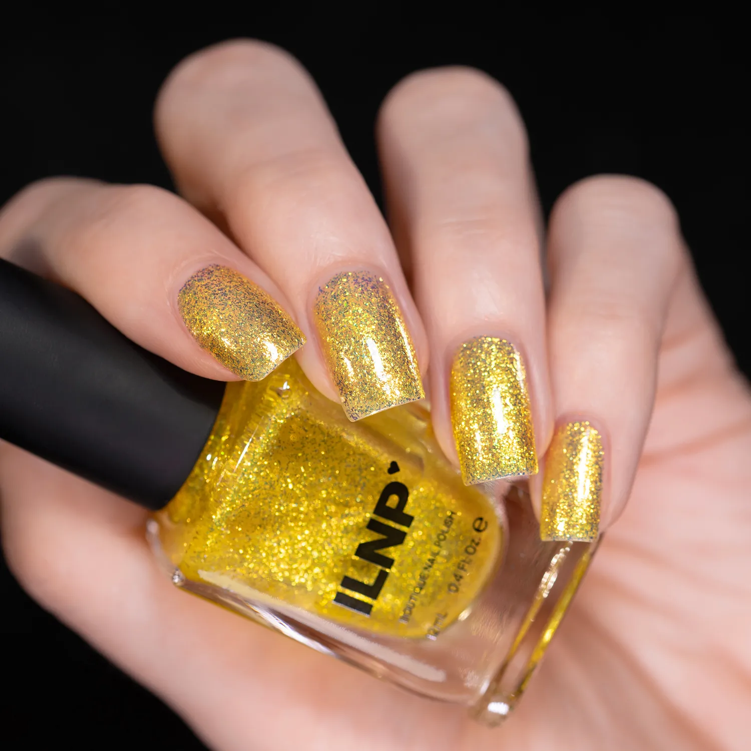 ILNP Cabana Sunburst nagellack gul shimmer