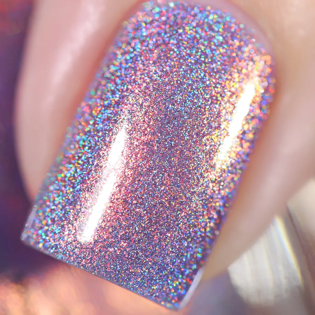 ILNP Heat Wave nagellack lila holografisk