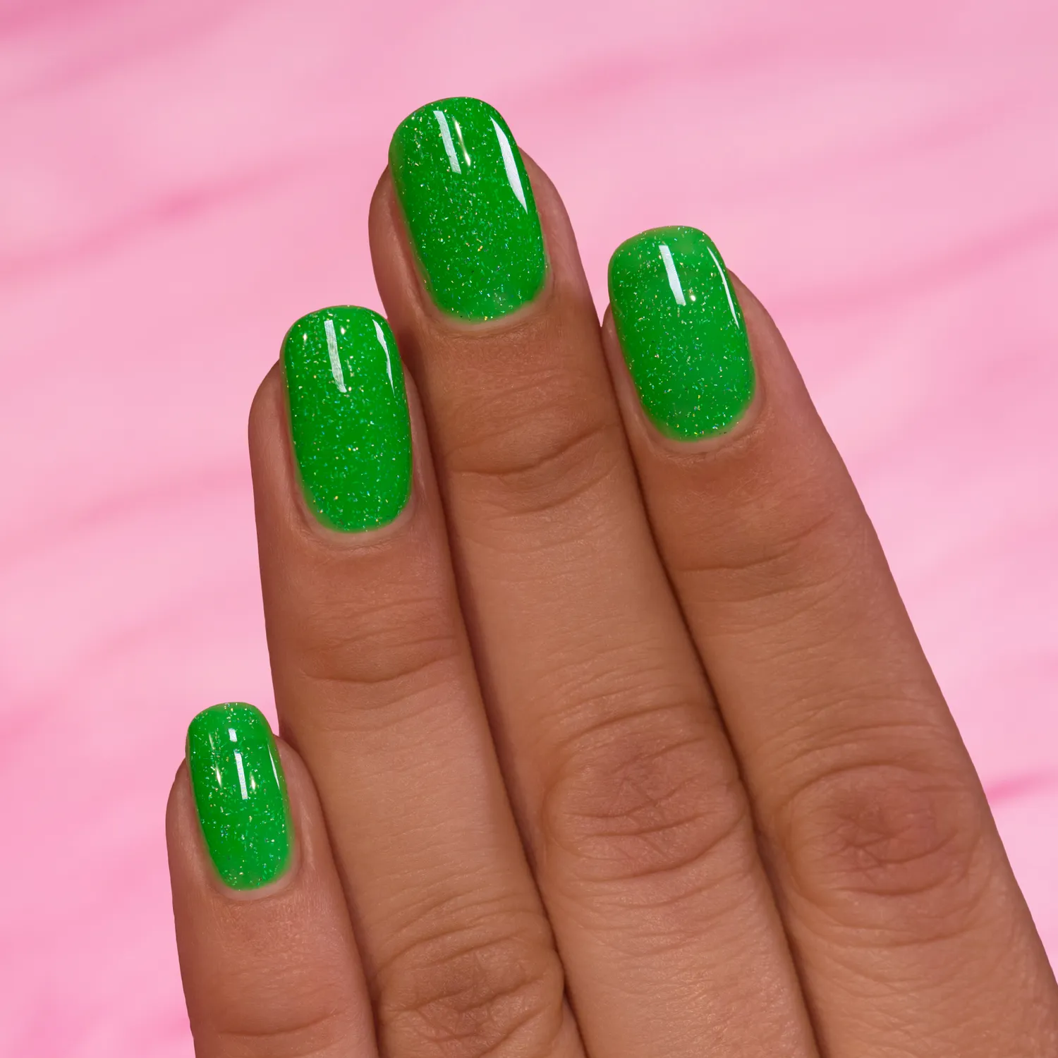 ILNP Candy Coated Jellybean nagellack grön holografisk