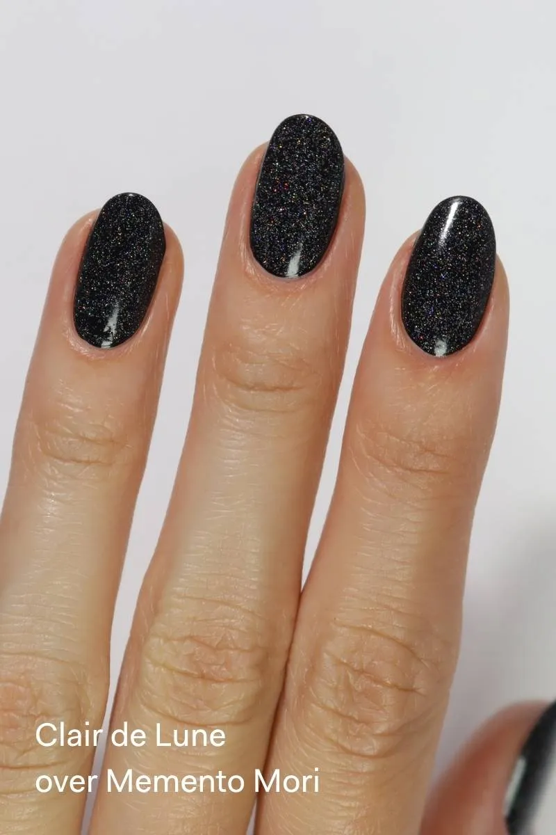 Cirque Colors Clair de Lune topper silver holo