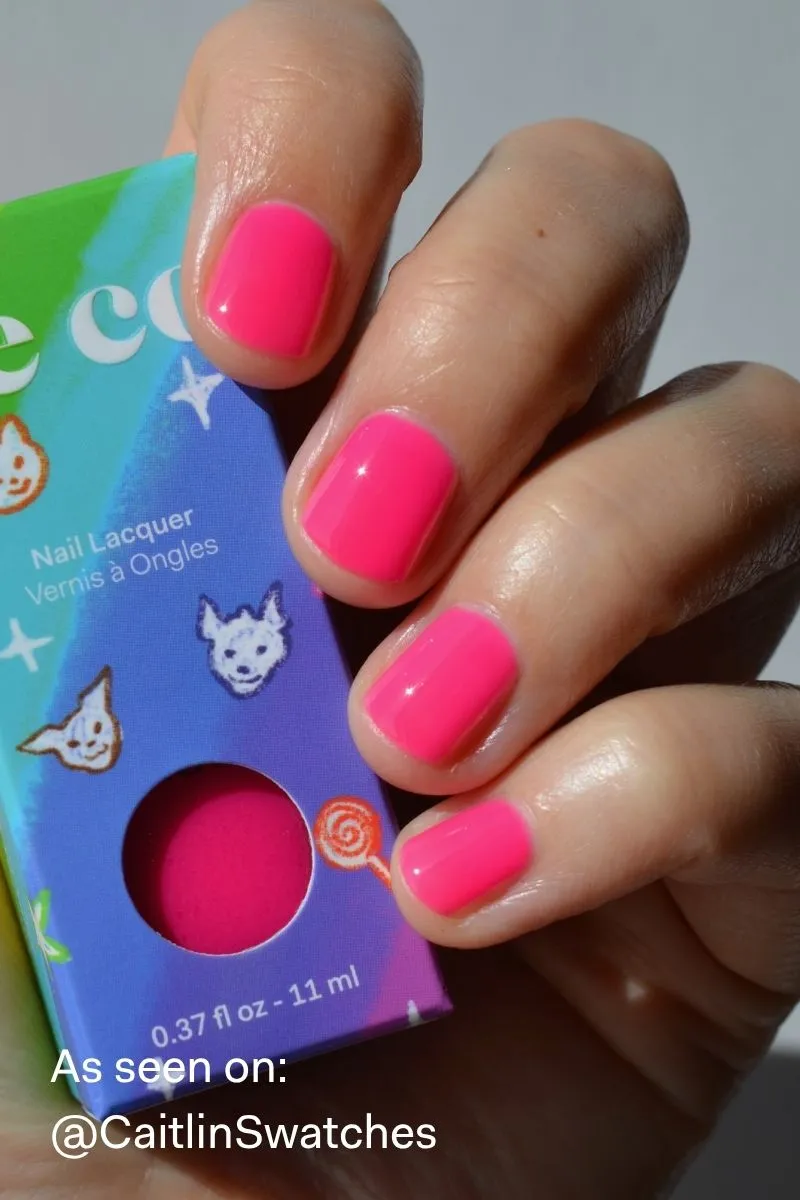 Cirque Colors Pank Lemonade Jelly nagellack neonrosa