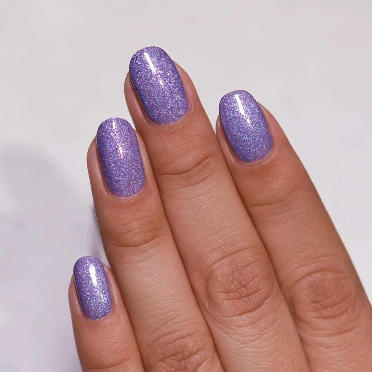 ILNP Charmingly Purple nagellack klarlila holo