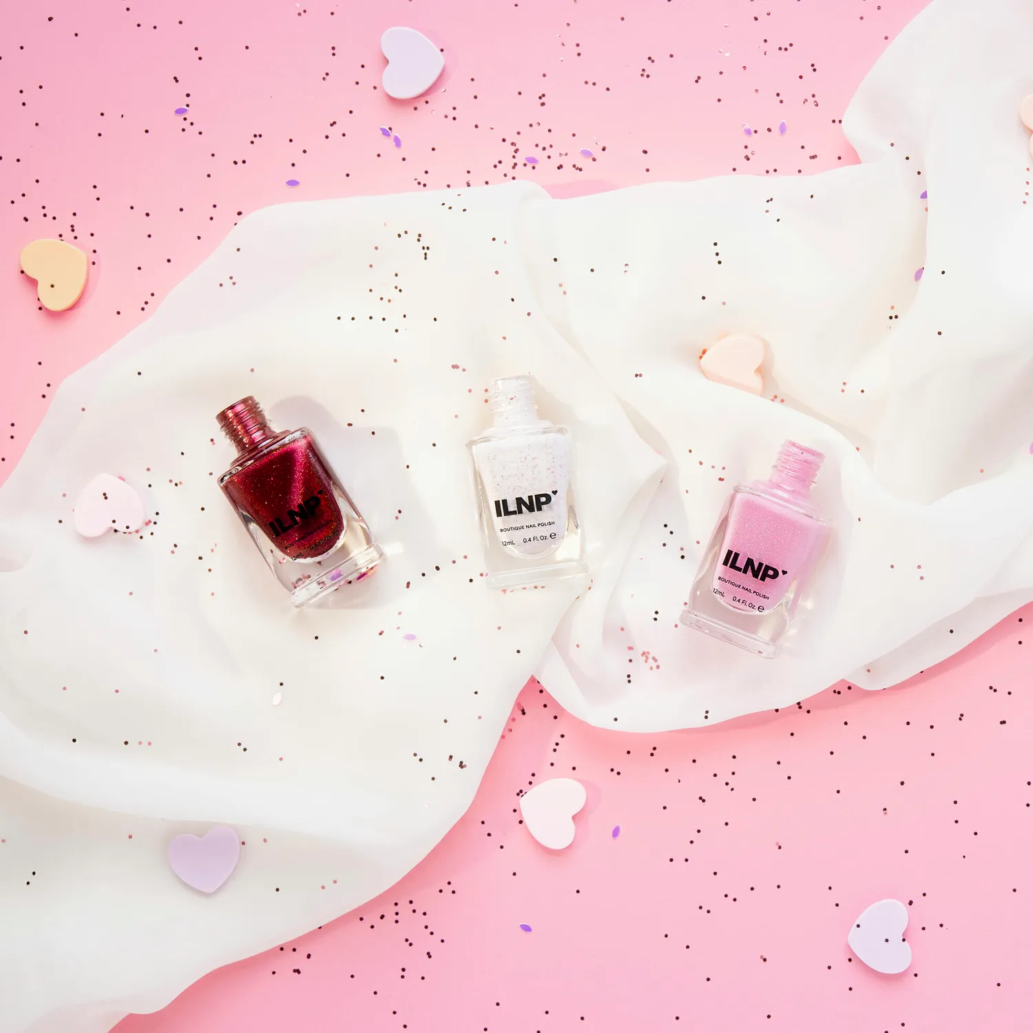 ILNP Sweetheart nagellacksset 3-pack romantiskt
