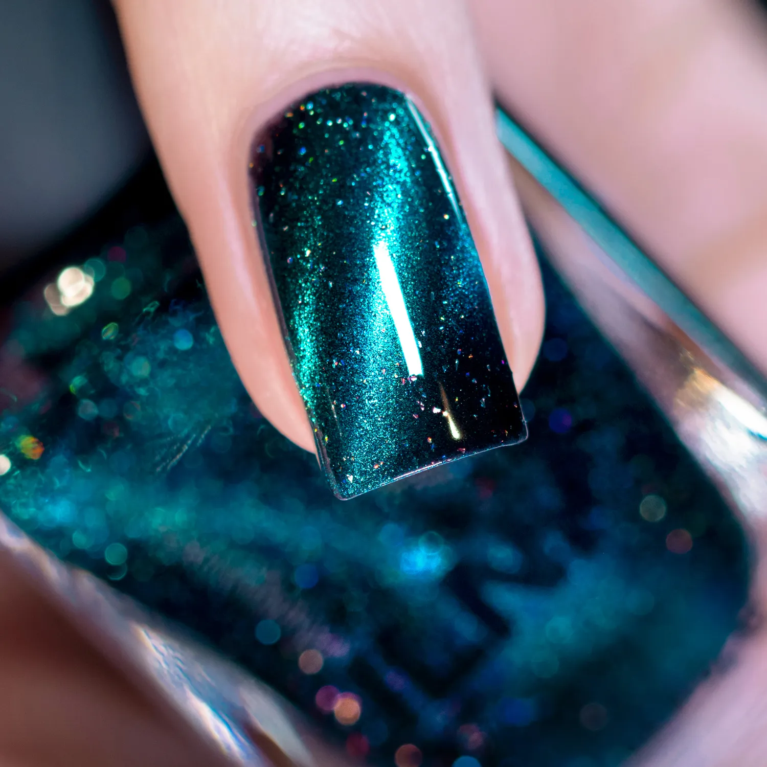 ILNP Nightlife VIP nagellack magnetisk petrol