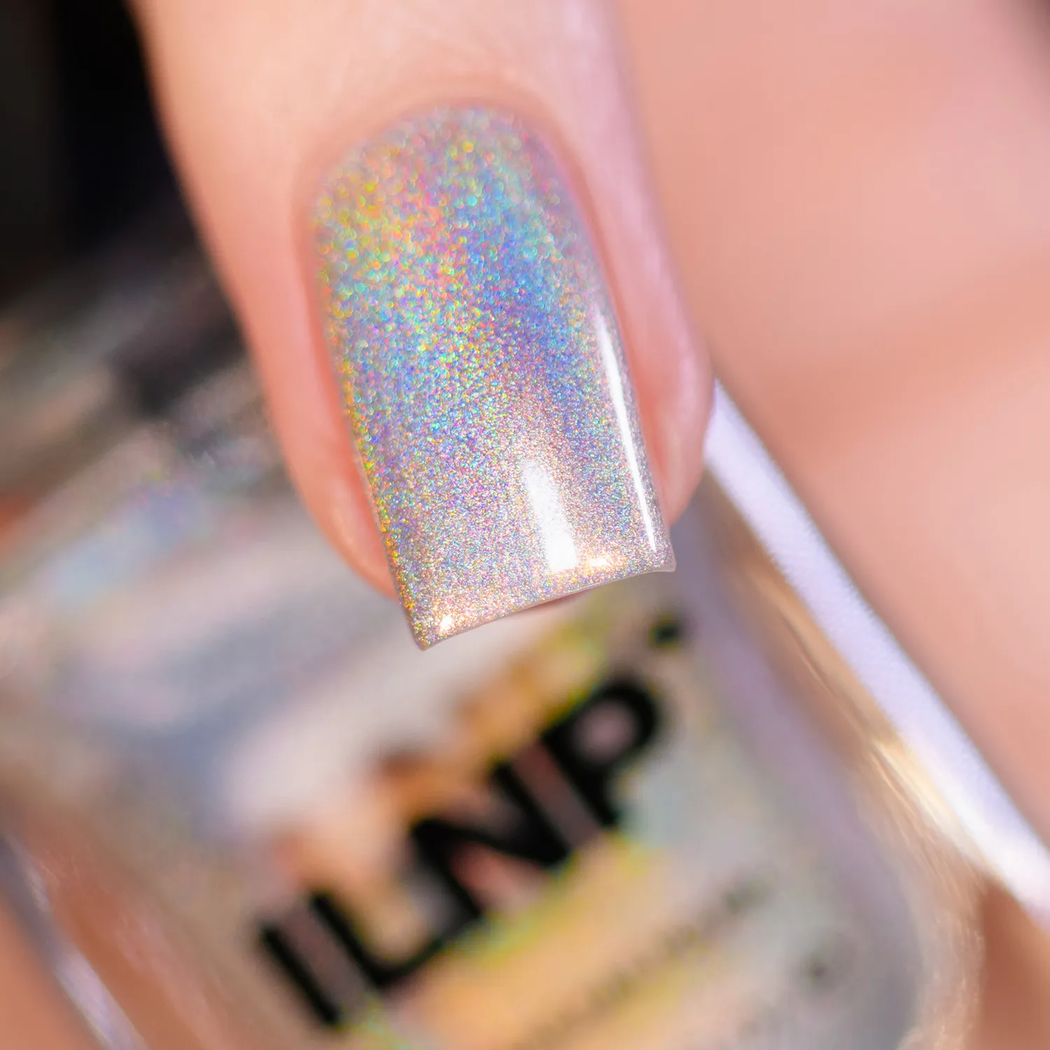 ILNP MEGA L holografiskt nagellack linjär rainbow