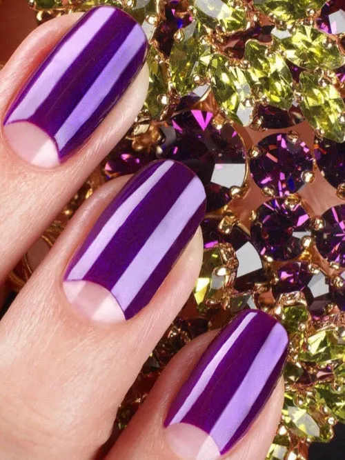 Leighton Denny Rebel nagellack 12 ml metallic lila