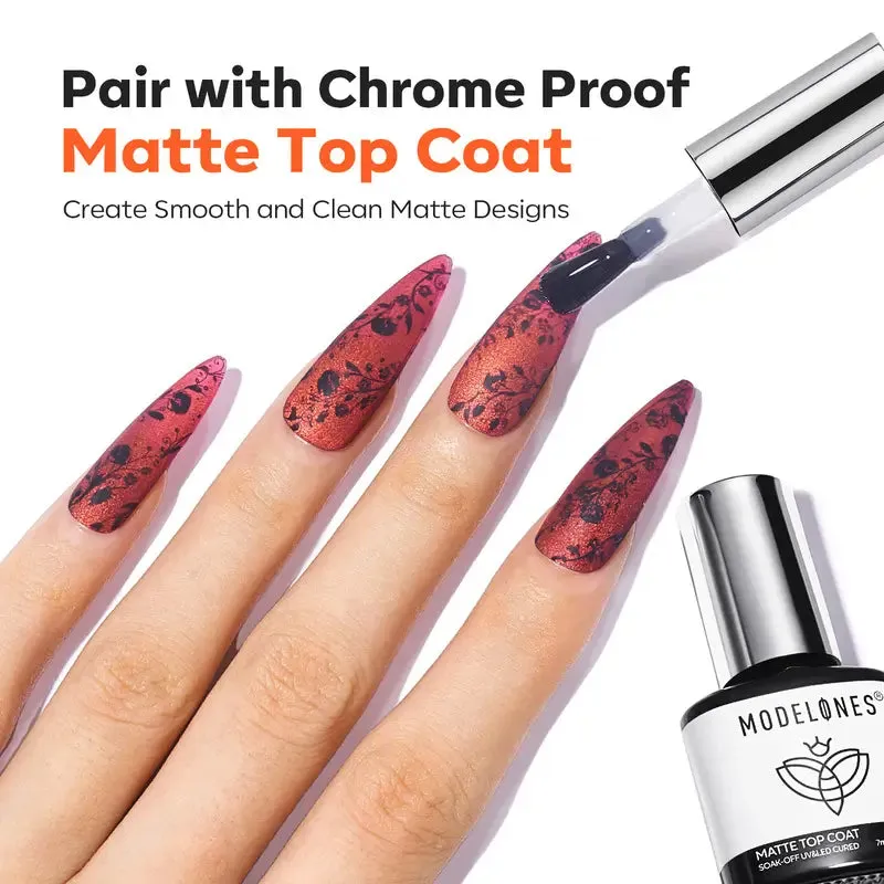 Modelones Nail Art Stamper Kit stämpelkit 3D-effekt