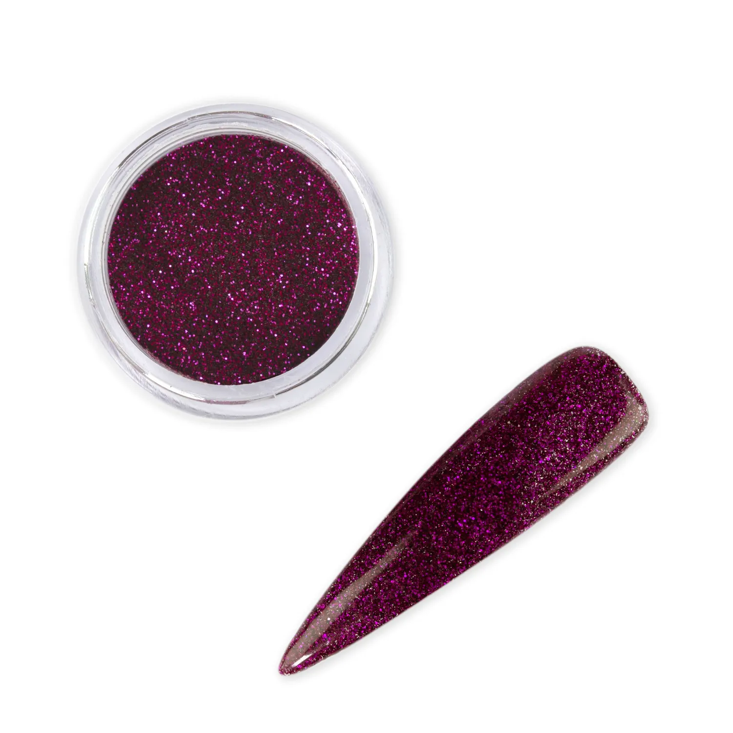 Iz Beauty Biodegradable Grape nagelglitter lila 6g fin