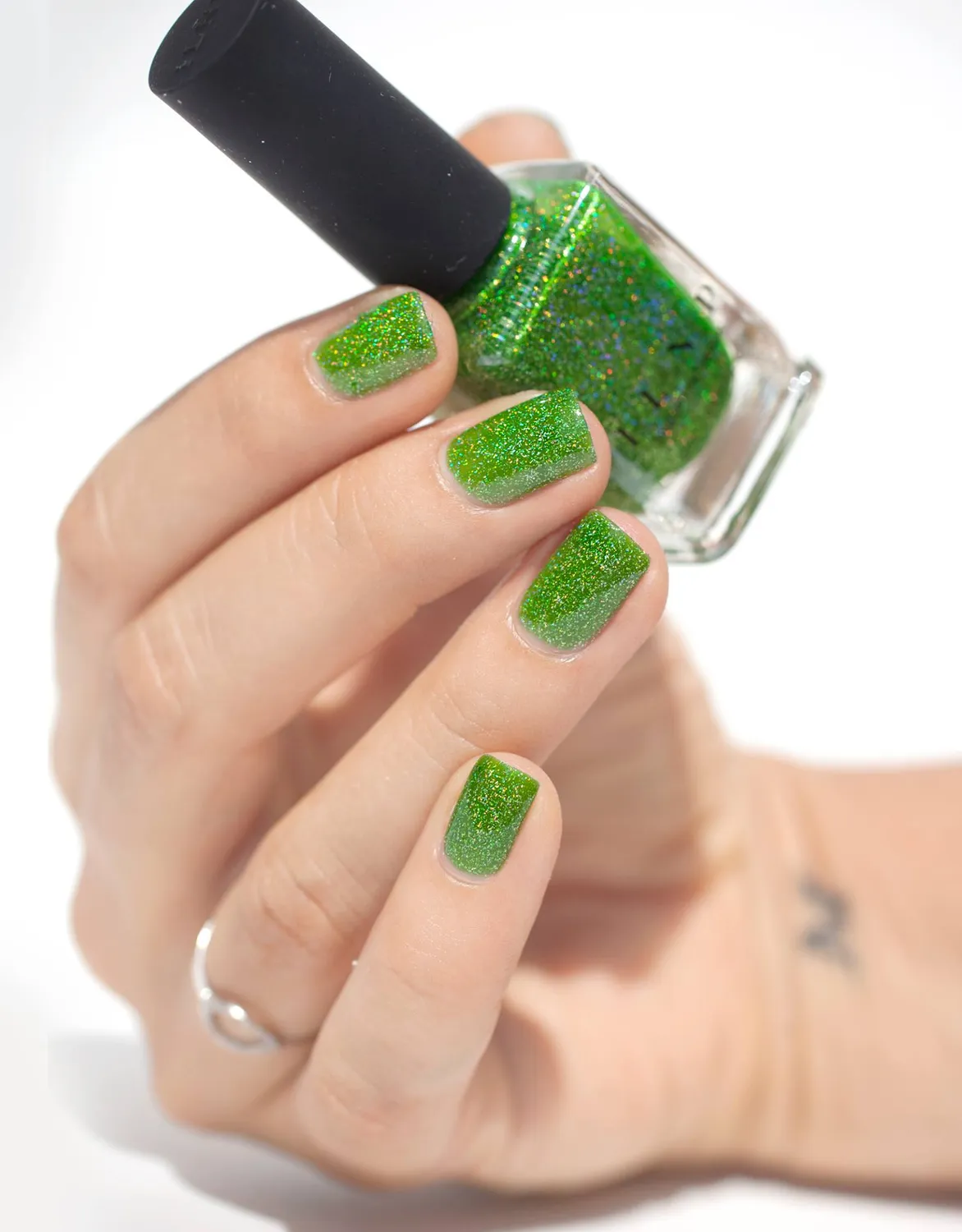 ILNP Someday nagellack limegrön holografisk