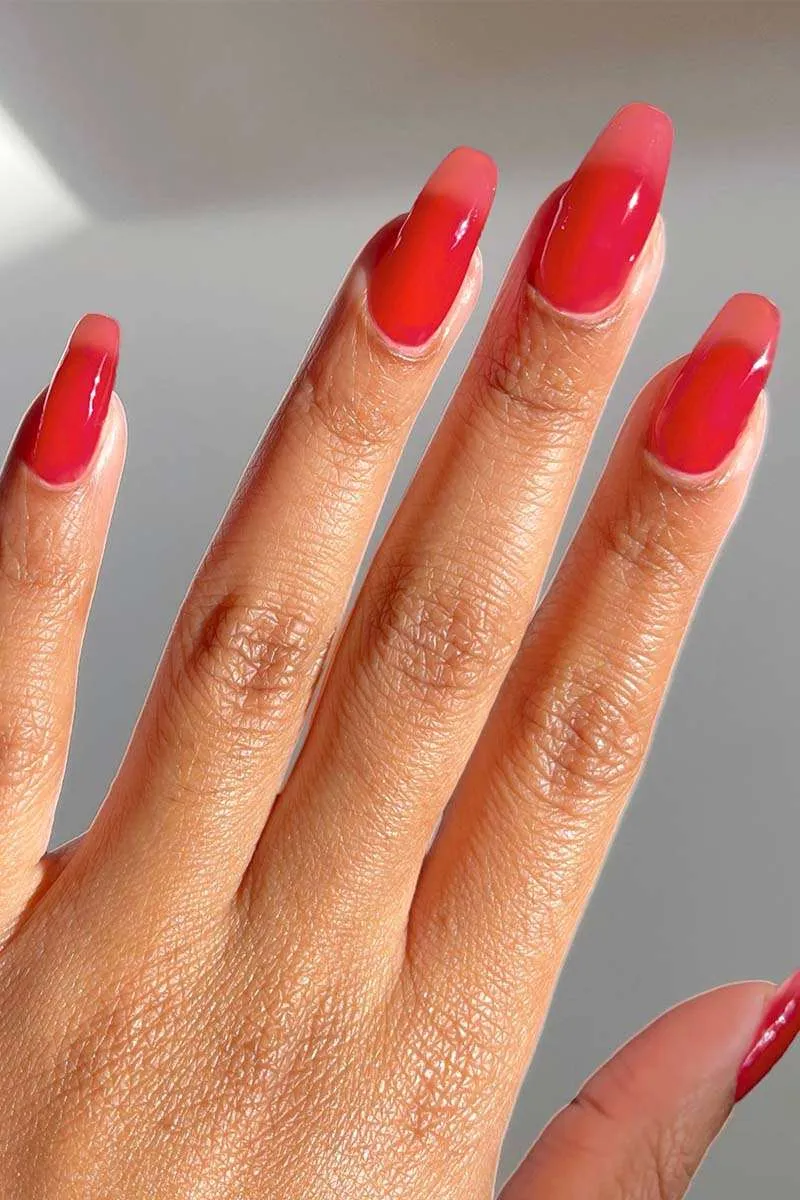 Cirque Colors Lucky Jelly nagellack röd jelly