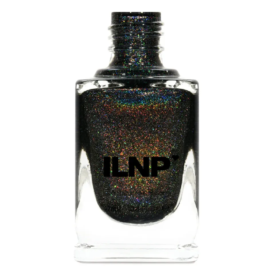 ILNP Missed Calls holografiskt nagellack svart