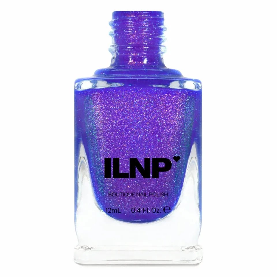 ILNP Deep End nagellack koboltblå shimmer