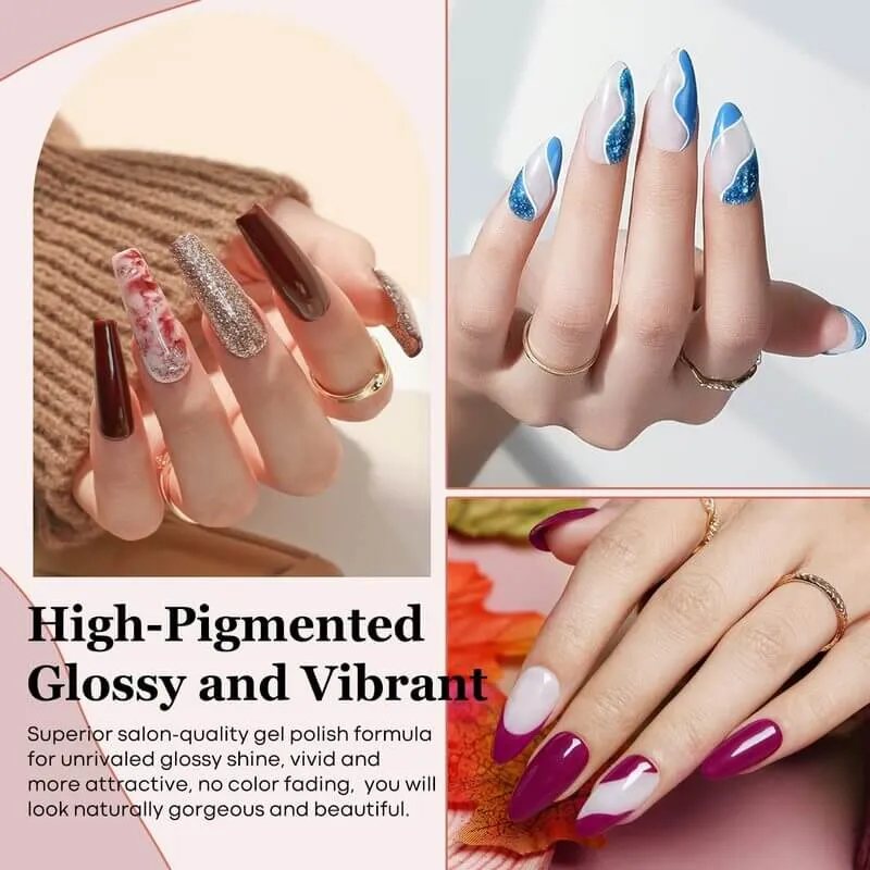 modelones Vibrant Bliss gellack set 20 färger