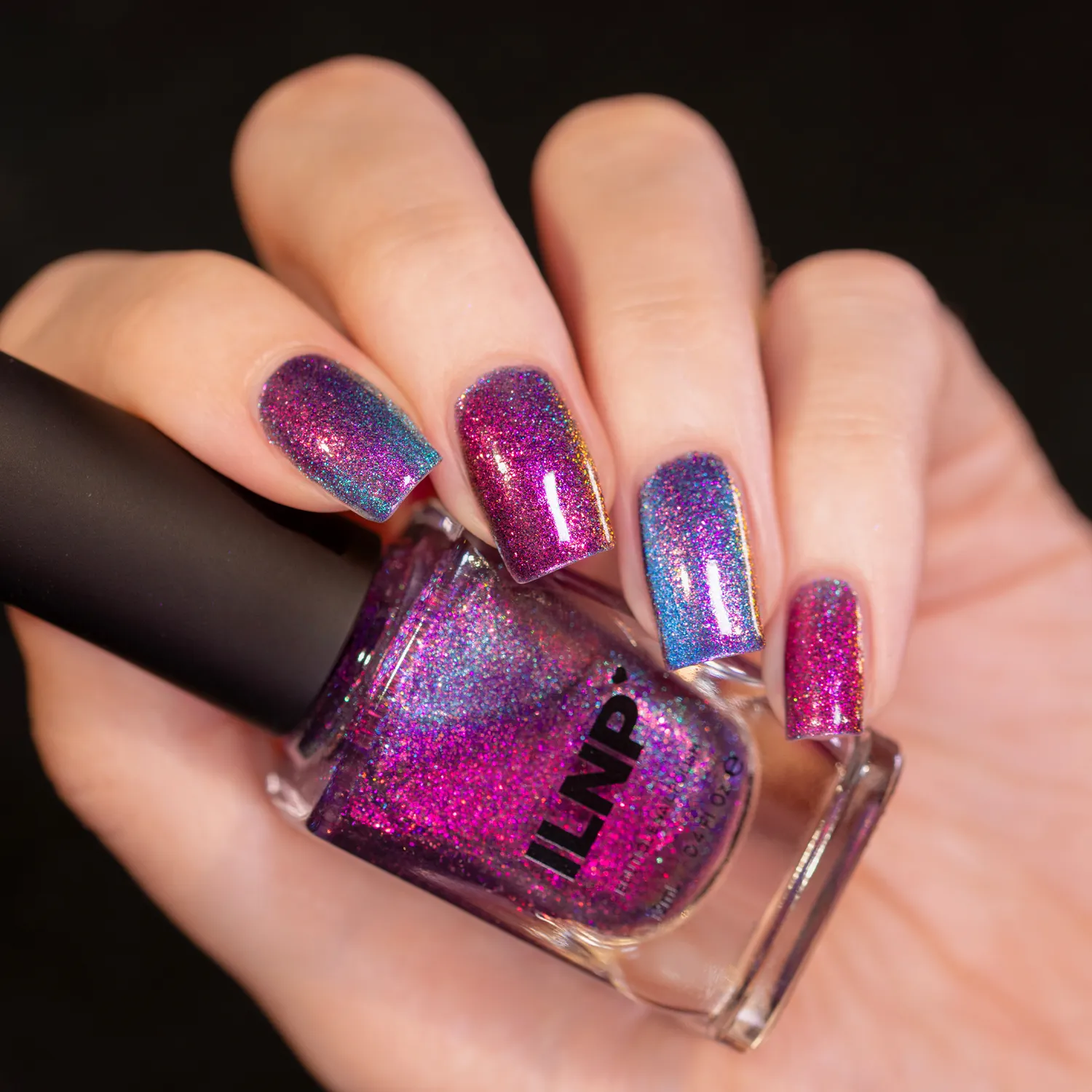 ILNP Illusions Flip Side magnetlack magenta orange guld