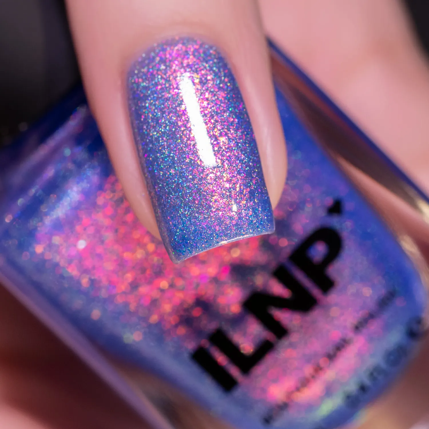 ILNP Summer Nights Pool Party nagellack blått jelly