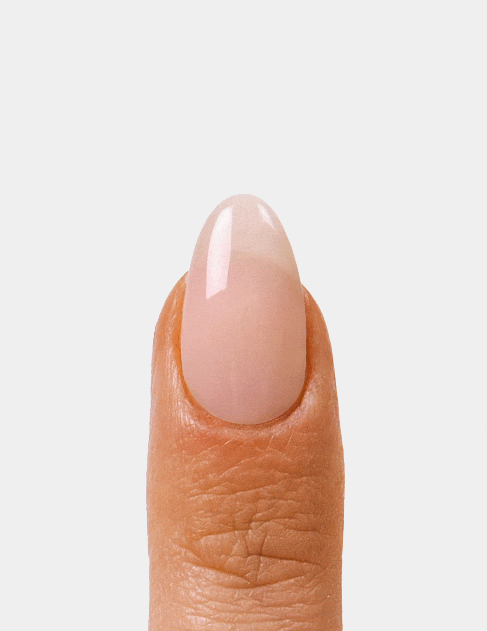 Le Mini Macaron Peaches & Cream byggel nagellack sheer rosa