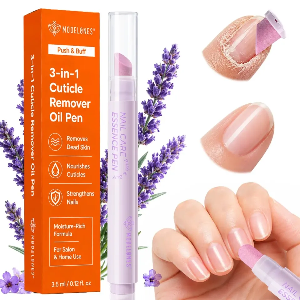 Modelones nagelbandspenna 3-i-1 lavendel