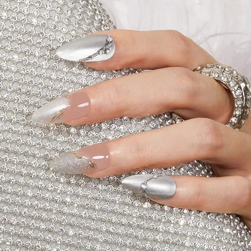Modelones Smoke And Ice nagellacksset 6 färger cat eye