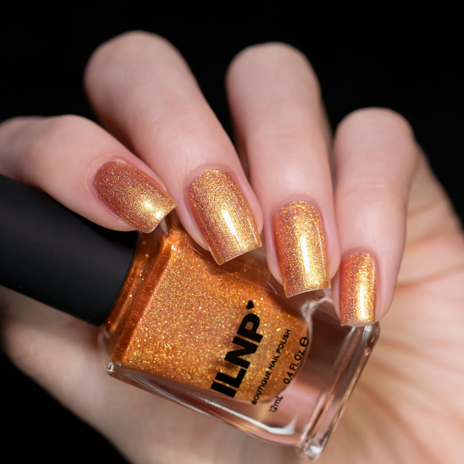 ILNP Golden Hour Sundown nagellack guld shimmer